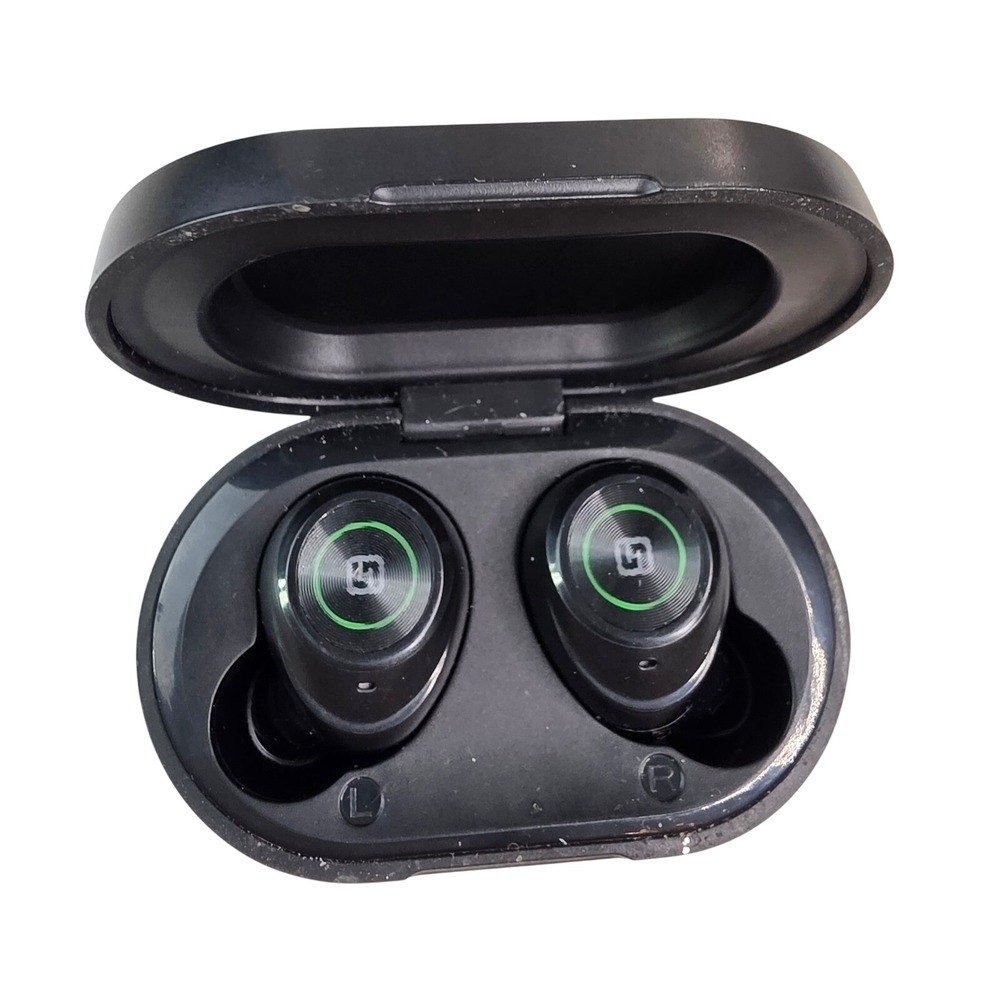 HiFuture TidyBuds True Wireless‎ Earbuds Black Bluetooth Headphones Charging S3